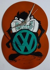 VW record wall clock ...classic campervan..
