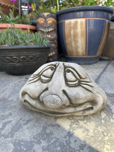 Ugly stone funny face - stone, rock
