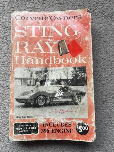 Vintage corvette owners sting - corvette,