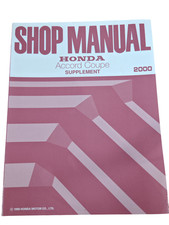 Honda Accord Coupe Supplement