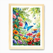 Butterfly In The Garden Art