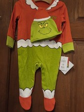 Grinch Christmas Baby Outfit