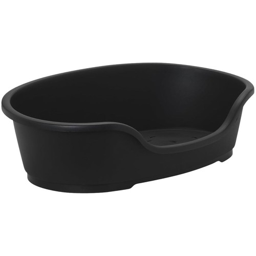 Petface plastic dog bed - petface, black