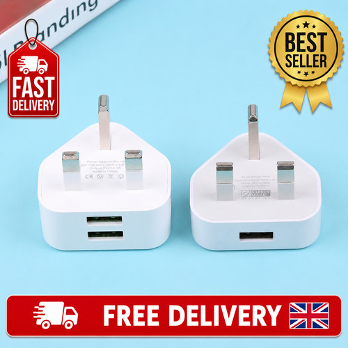 Pin usb wall charger - uk,