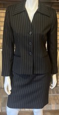 Renlyn NY Black Crepe Suit