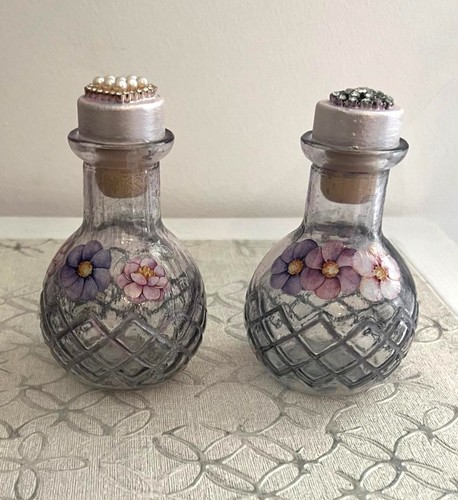 Set two floral decorative - of,