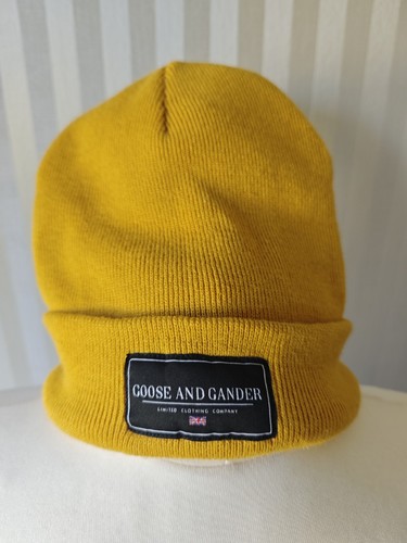 Goose and gander yellow beanie - gander,