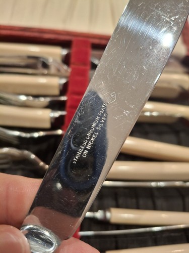 Vintage seafood cutlery set - vintage, of