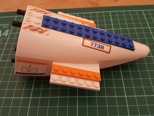 Lego 54701 orange aircraft - lego,