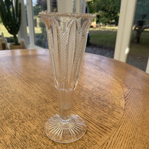 Victorian glass vase - victorian,