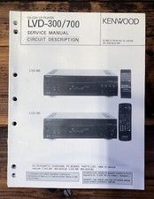 Kenwood LVD-300 LVD-700 CD CDV