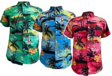 Mens Hawaiian Shirt Floral