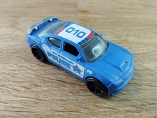 Hot Wheels HW City Works 2/10 (2010) Blue Dodge Charger SRT8 Diecast Police Car 