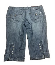 Vintage Y2K Womens Denim Capri