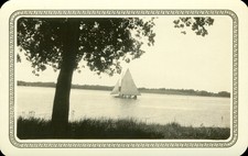 Dinghy Skiff Sailing Lake