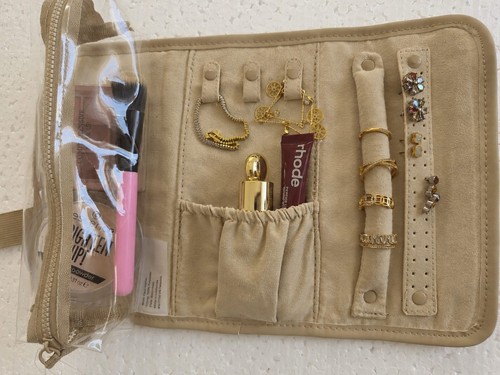 Neutral beige travel jewelry - beige, &