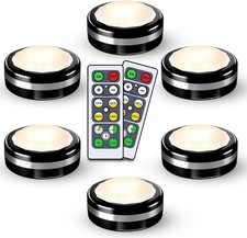 Under Cupboard Cabinet Lights  Kitchen LED Battery Remote - Natural White