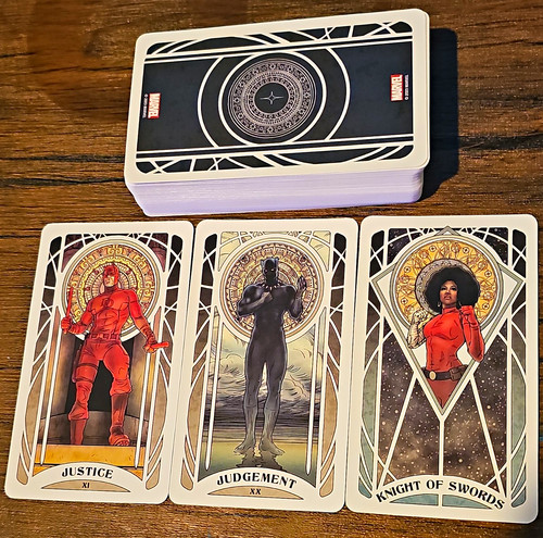 Marvel tarot deck cards - marvel,