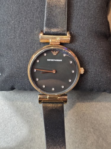 Emporio armani black leather - armani,