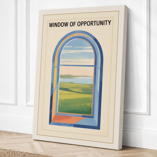 Window opportunity vintage - of,