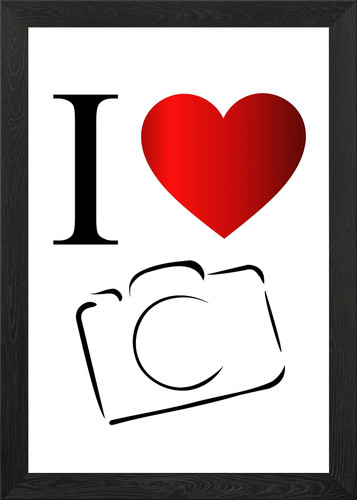 Love photography framed - framed, wall
