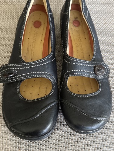 Clarks structured 85173 black - 85173,