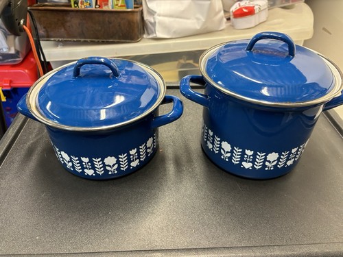 West german enamel pot - west,
