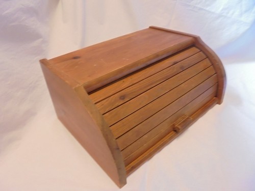 Vintage wood roll top - wood,