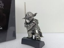 Star Wars By Royal Selangor 017861R Master Yoda Pewter Figurine. 