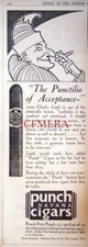 1932 PUNCH 'Havana' Cigars Tobacco Ad - Original Art Deco Print Advert