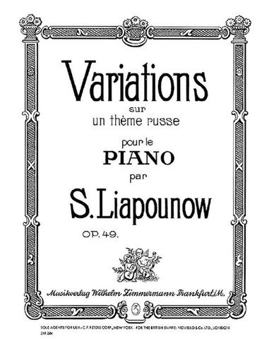 Variations 49 piano - op.,