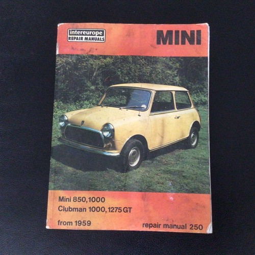 Mini intereurope repair manual - mini,