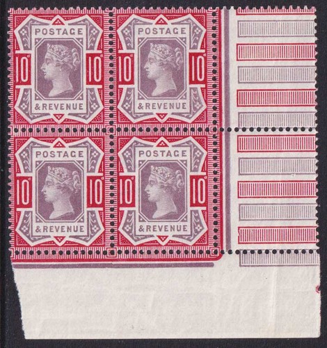 Great britain 1887 10d - qv, 1887-92