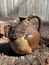 Stonewear Folk Art Pitcher