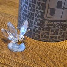 SWAROVSKI CRYSTAL BUTTERFLY FIGURE. #7667. BOXED