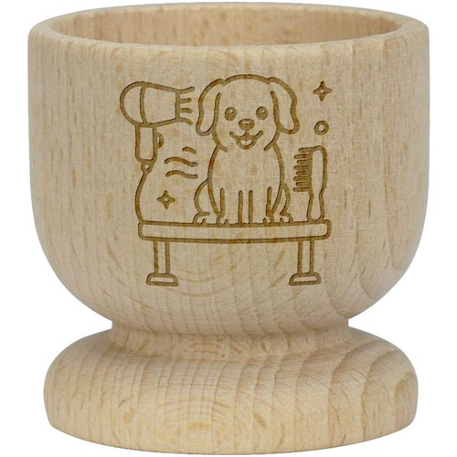 Dog grooming station wooden - 'dog,