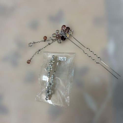 Bead hair ornament swaying - ornament,,