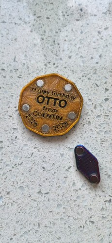 Custom magnetic haptic coins - custom,