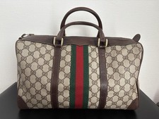 Gucci Vintage GG Canvas Boston Bag 
