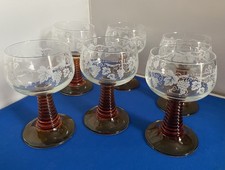6x Vintage Roemer Amber Wine