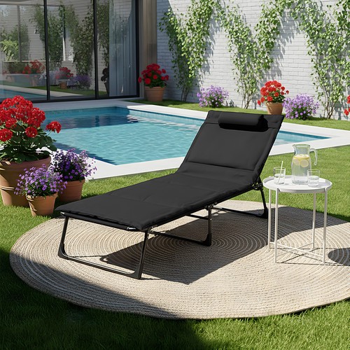 Reclining sun lounger garden - reclining,