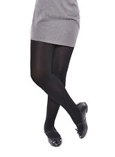 Black Plain School Opaque Tights Older Girl's 9 - 16 Years 1, 2 & 3 pack