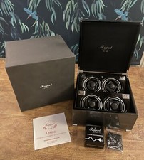 Rapport London Optima Vouge Quad Watch Winder Carbon Fibre - W374 - Boxed