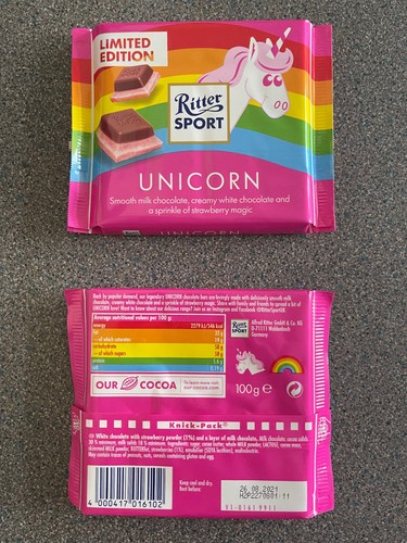 Ritter sport unicorn einhorn - ritter,