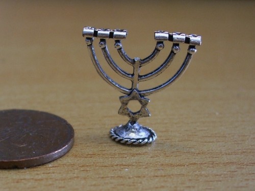 Dolls house silver - intricate, 6