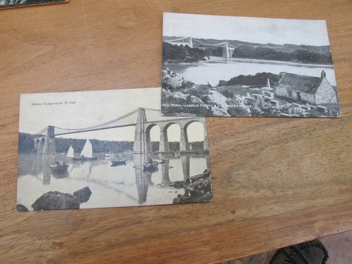 Vintage postcards menai - vintage,