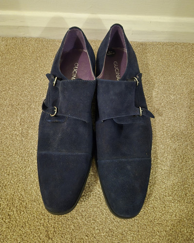 Gucinari men blue suede - gucinari,
