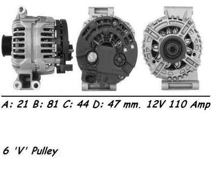 Alternator 110amp for - alternator,