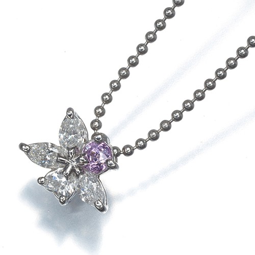 Pink sapphire 22ct diamond - pink,