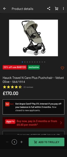 Hauck pushchair - hauck,